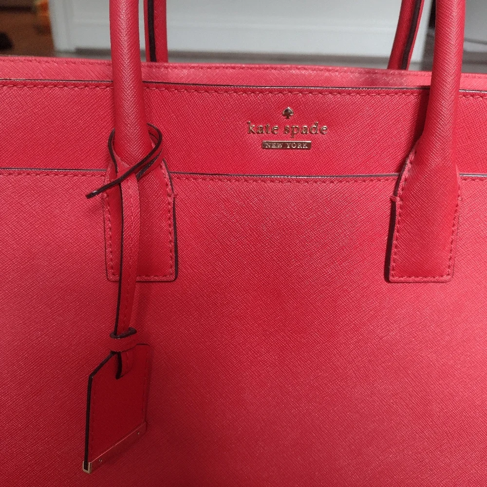 Red Kate Spade bag - Picture 2 of 6